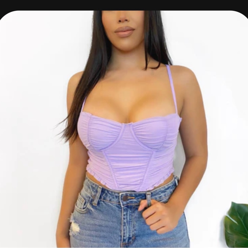 Purple Crop Top